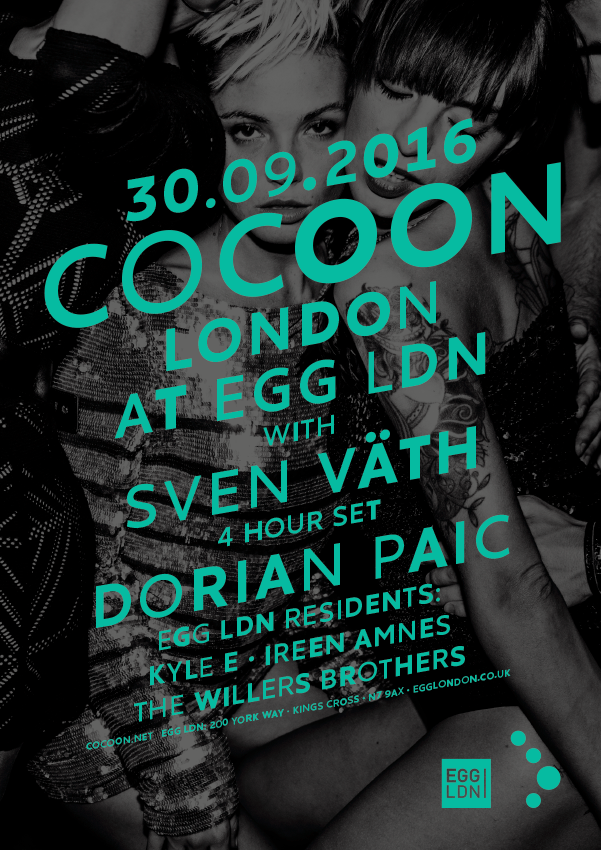 Cocoon 2016 10 01 London Poster A3