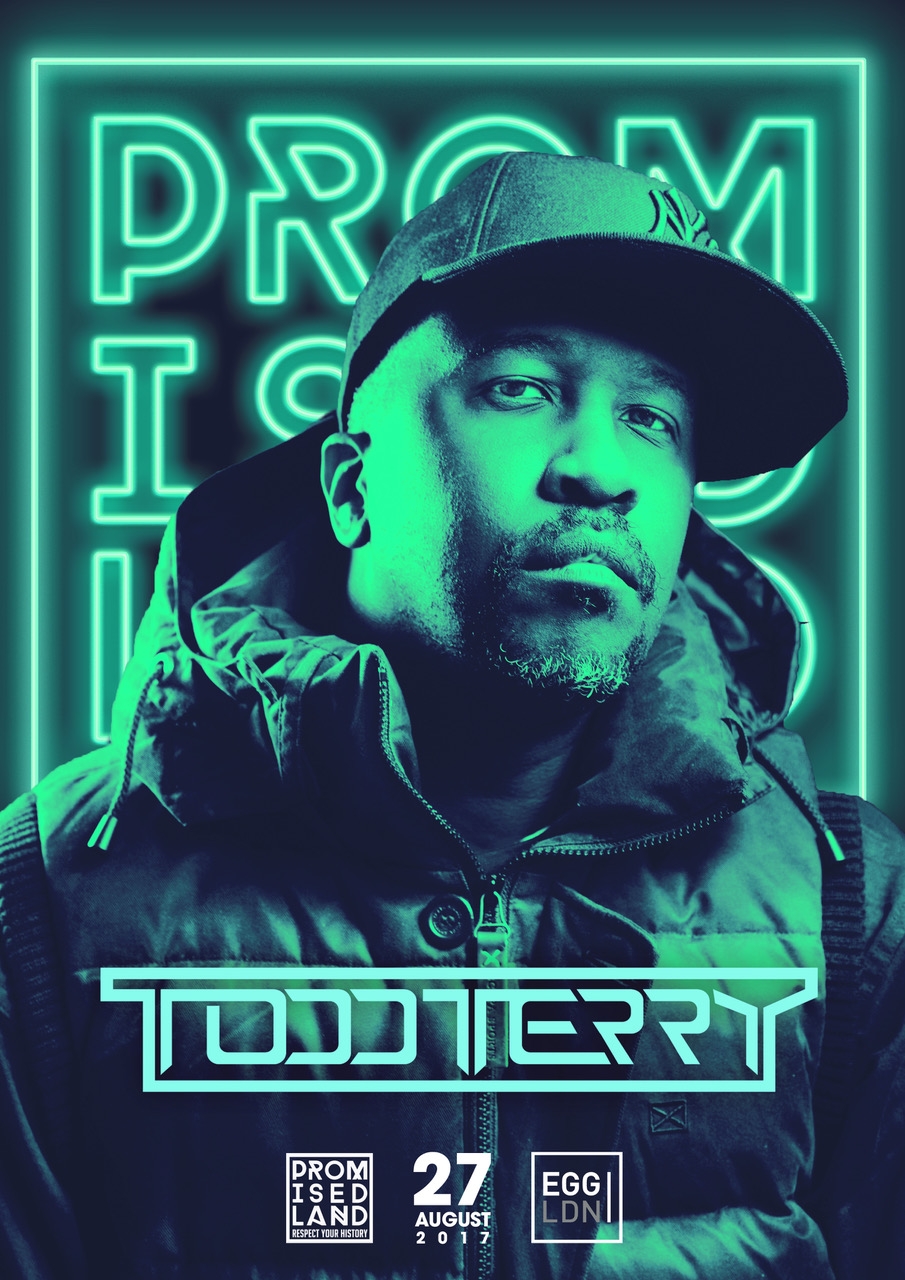 Todd Terry Neon Poster